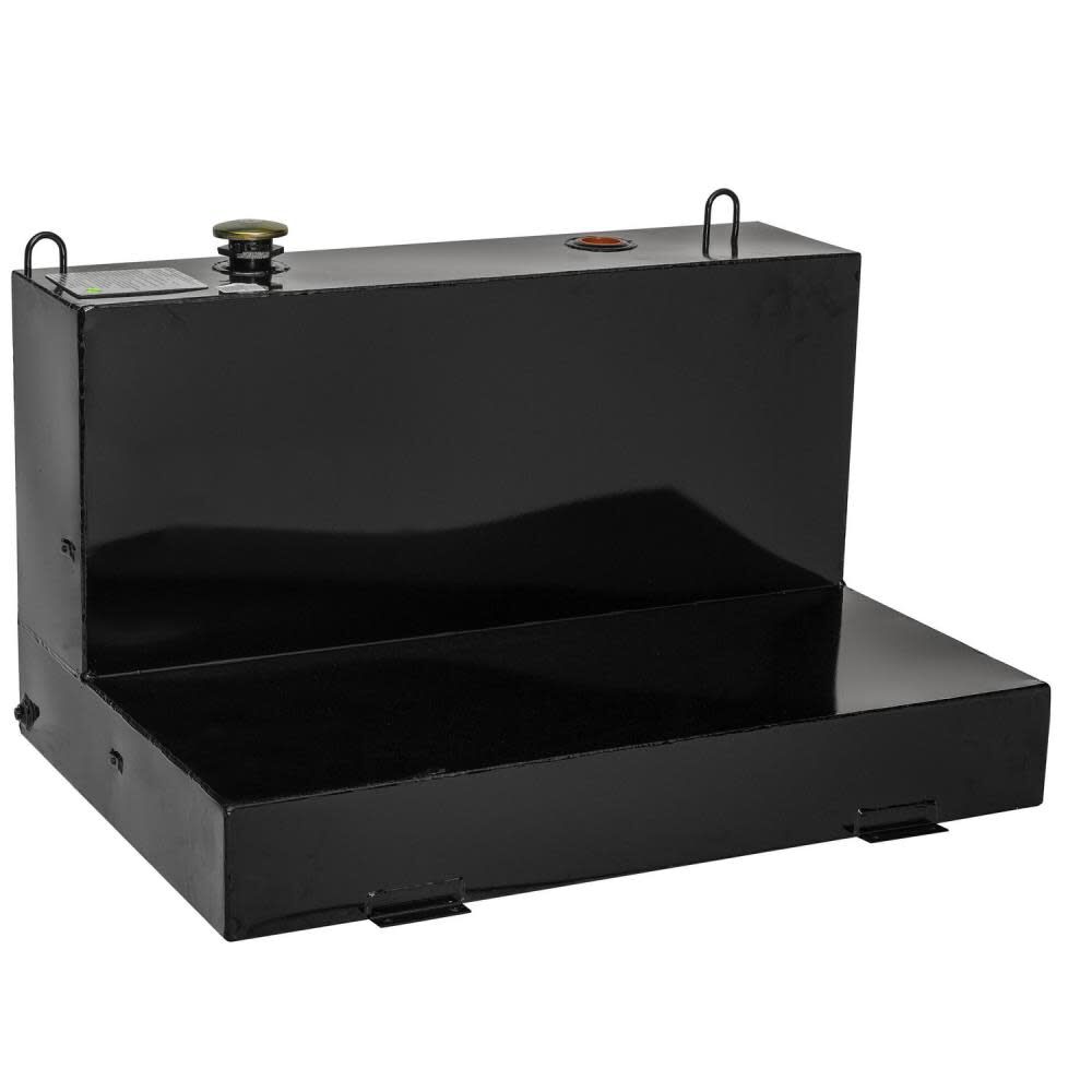 Crescent JOBOX Steel Transfer Tank, 85 Gallon L-Shaped, Black, large image number 1