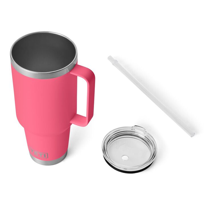 YETI Rambler 42 Oz Straw Mug with Straw Lid Tropical Pink, large image number 3