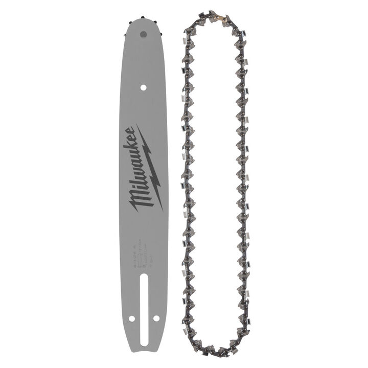Milwaukee 12 Inch .325 Inch LOW PROFILE Pitch, .043 Inch Gauge Saw Chain and Guide Bar Set