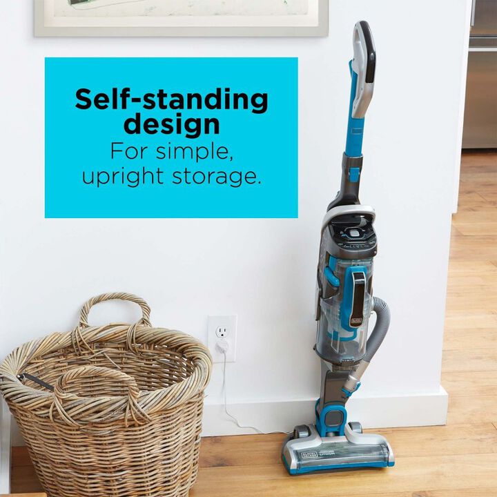 Black and Decker POWERSERIES Pro Cordless Vacuum, 2-In-1, Blue, large image number 5