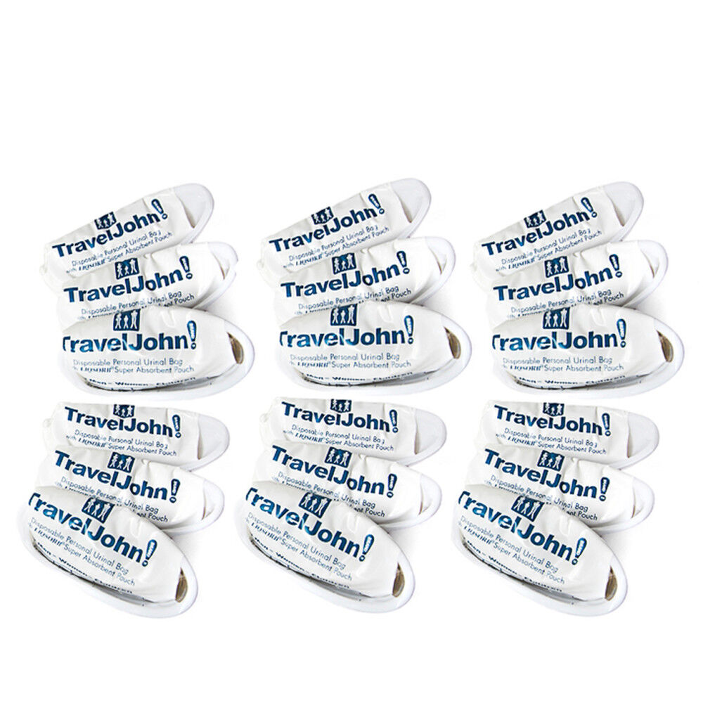 Travel John Non-Toxic Odorless Unisex Deluxe Disposable Urinal Bag - 18/Pack, large image number 3