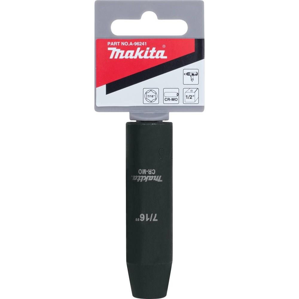 Makita 7/16 in. Deep Well Impact Socket 1/2 in. Drive, large image number 4