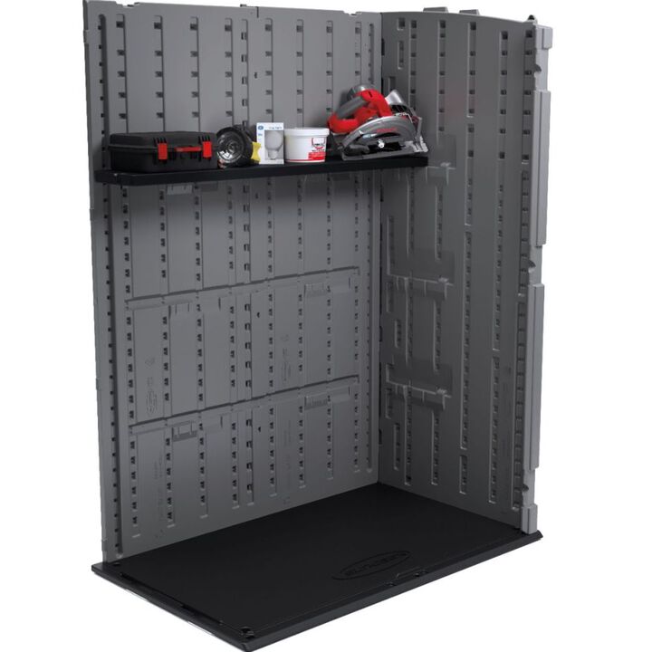 Suncast 50 In. x 10.25 In. x 1.25 In. Black Horizontal Shed Shelf, Black, large image number 1