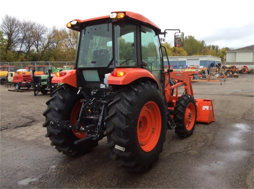 Kubota 71HP Utility Tractor with Heat and A/C Cab - 4WD and 3-Point, large image number 5