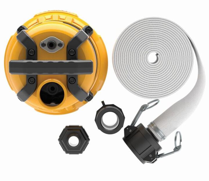DEWALT Submersible Utility Pump 1/3 HP Aluminum with Hose Kit, large image number 5
