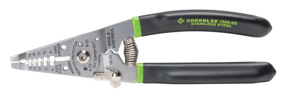 Greenlee 6-14 AWG Stainless Steel Wire Strippers, large image number 1