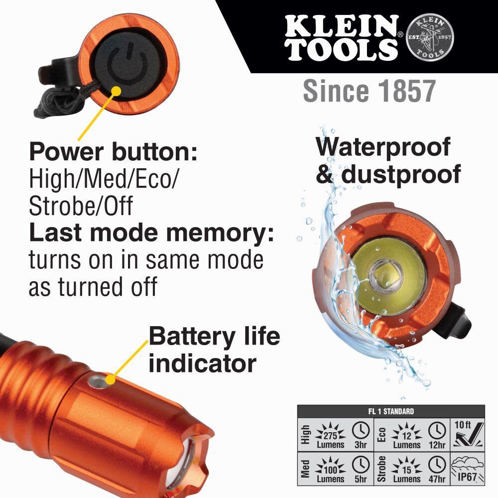 Klein Tools Pocket Light Rechargeable, large image number 3