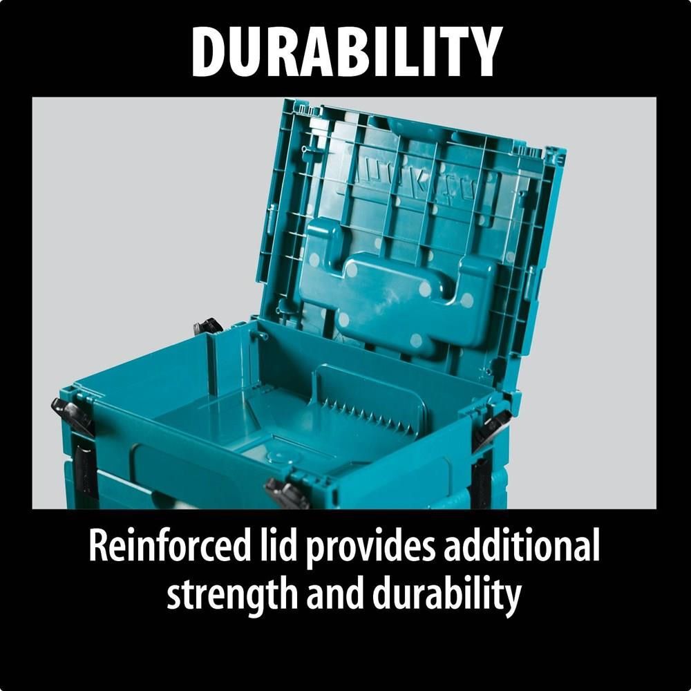 Makita 12-1/2 in. x 15-1/2 in. x 11-5/8 in. X-Large Interlocking Case, large image number 4
