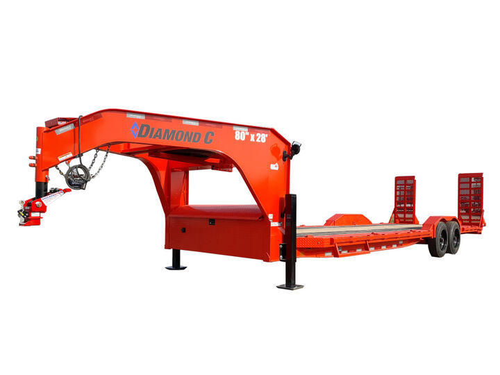Diamond C LPX208L 28 Ft. Low Profile 18000 Lbs Gooseneck Trailer, large image number 0