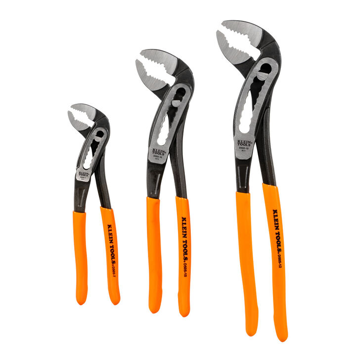 Klein Tools Classic Klaw Pump Pliers Set, 3 Pieces