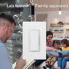 Lutron Maestro LED+ 120V 150W Gloss Ivory Decorator/Rocker Dimmer Switch, small image number 3