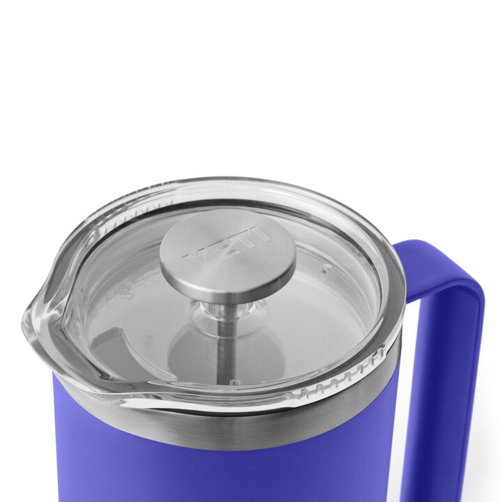 Yeti Rambler 34 Oz French Press with Twist-To-Lock Lid, Ultramarine Violet