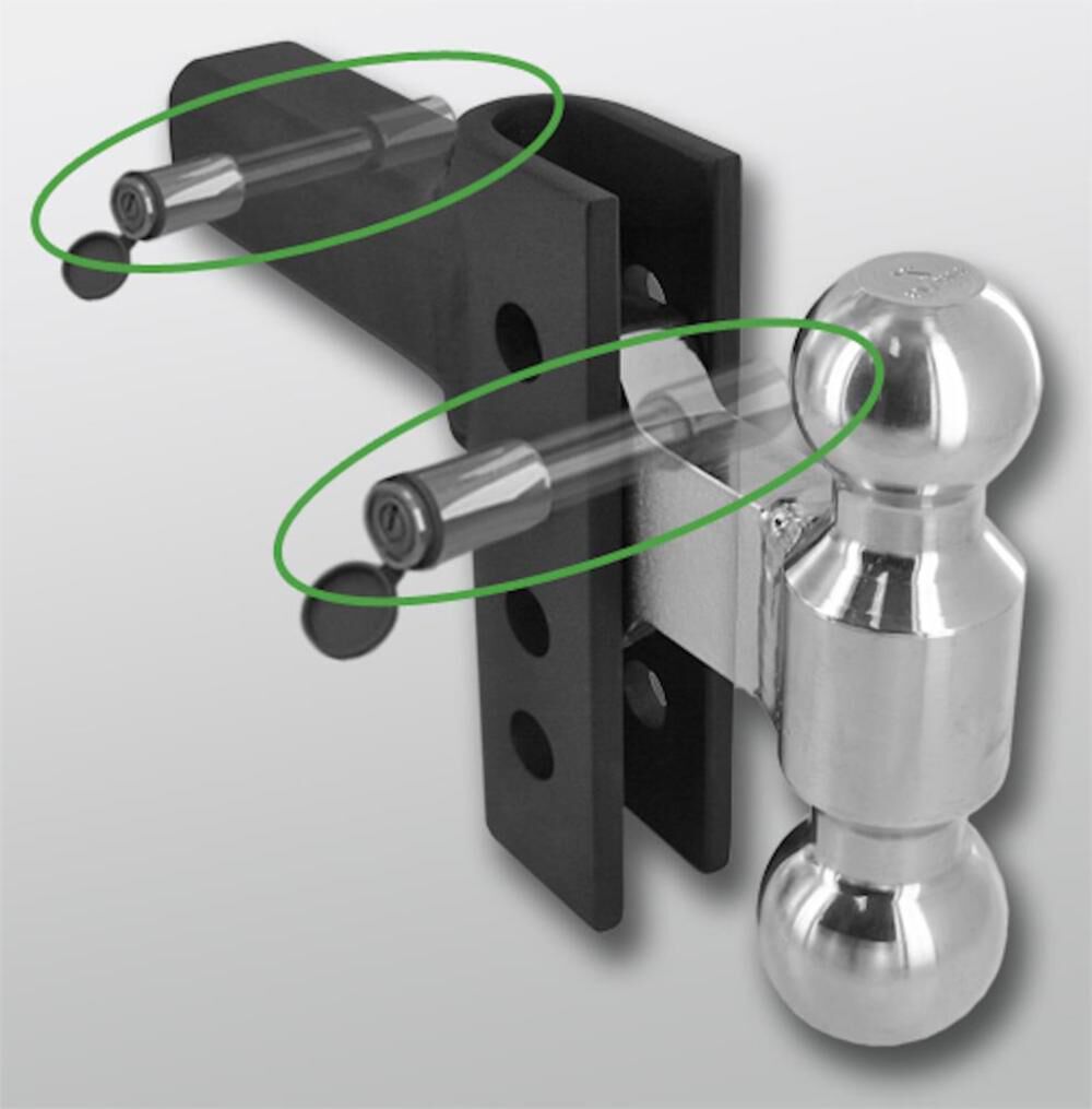 Andersen Hitches EZ & EZ Heavy Duty Hitch Only Locking Pin Set Stainless Steel, large image number 1