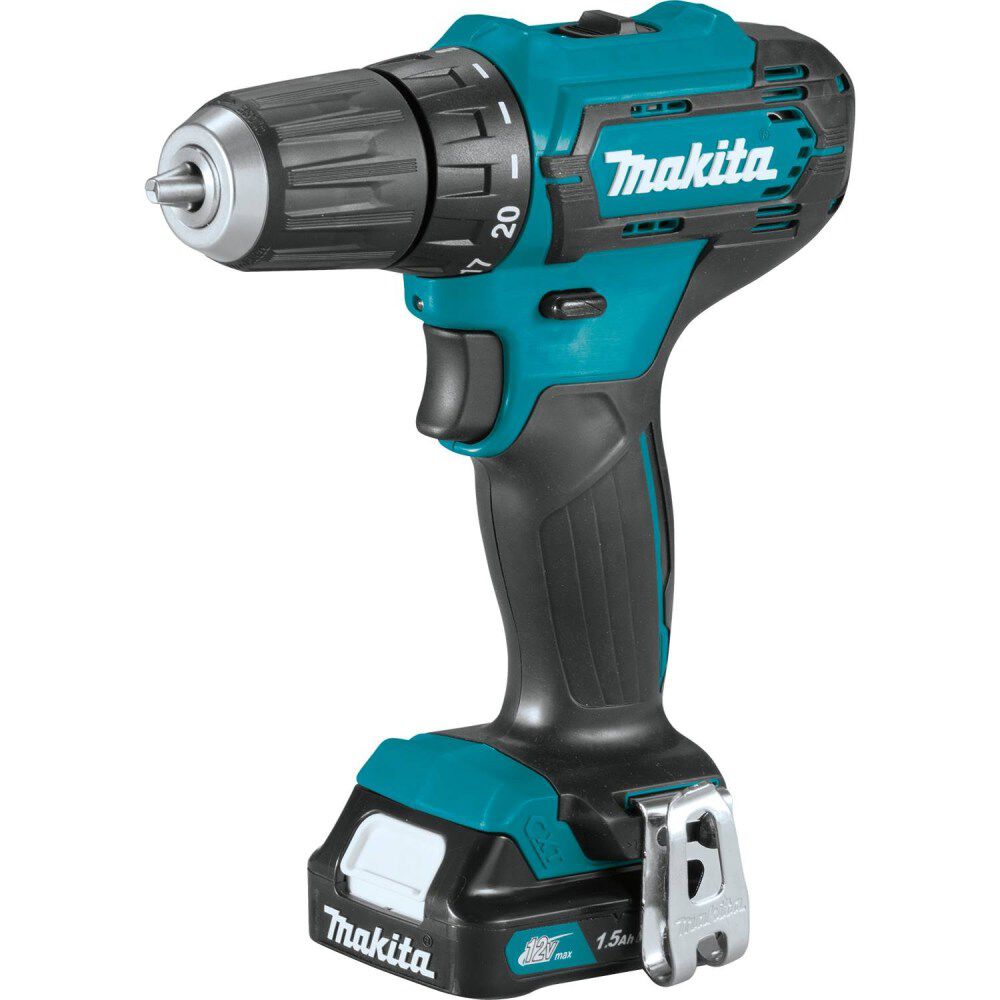Makita 12V max CXT Lithium-Ion Cordless 3/8 In. Driver-Drill Kit (2.0Ah), large image number 4