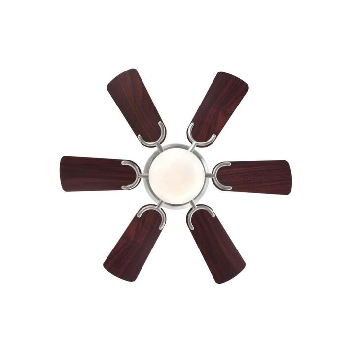 Westinghouse 30in Petite Brushed Nickel LED Indoor Ceiling Fan, large image number 1