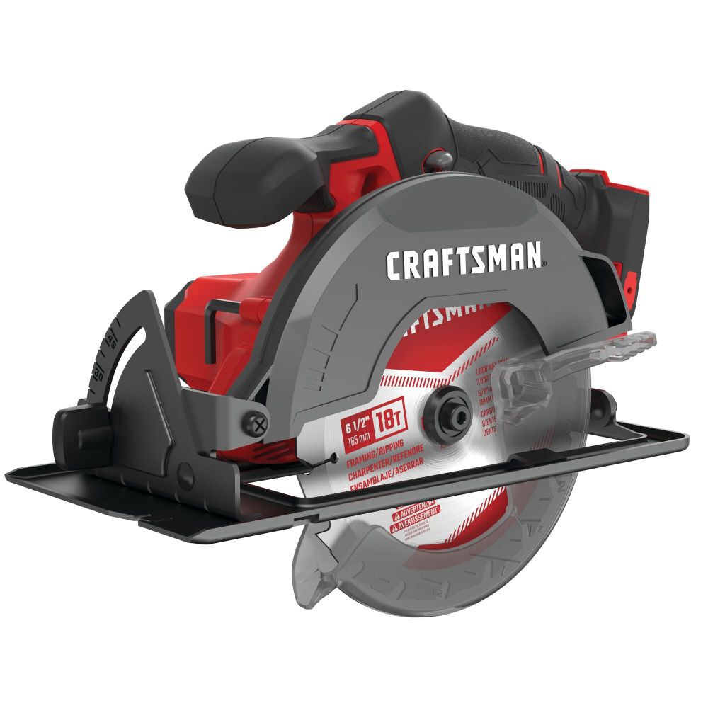 CRAFTSMAN V20* Cordless 6-1/2 Inch Circular Saw (Bare Tool), large image number 1