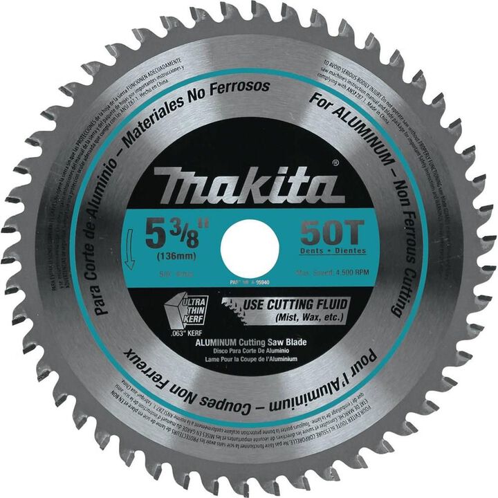 Makita 5-3/8 in. 50T Carbide-Tipped Saw Blade Aluminum