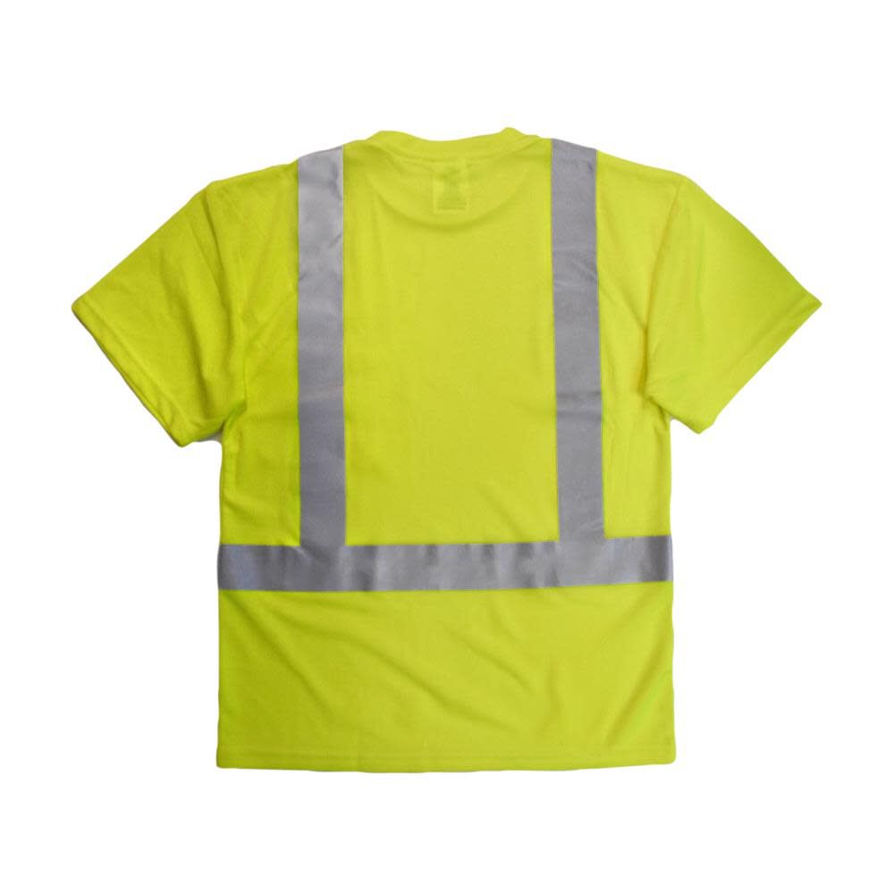 Radians High Visibility Safety T-Shirt with Max-Dri Green, large image number 4