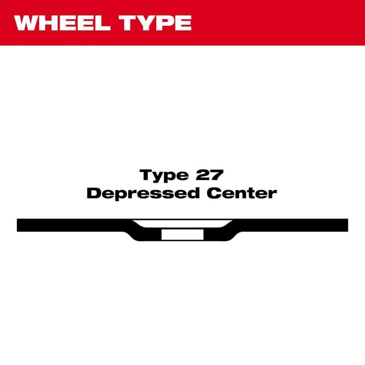 Milwaukee 4-1/2 Inch x 0.045 Inch Type 27 A60T Cut-Off Wheel Bundle, 10 Pieces, large image number 3