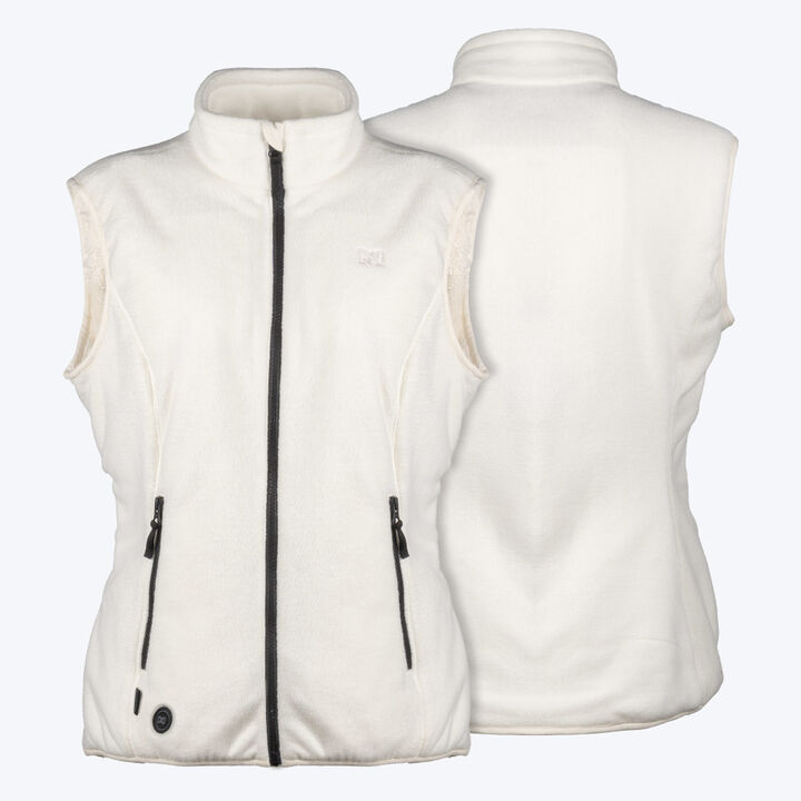 Mobile Warming Trek 2.0 Fleece Heated Vest Kit 7.4V Womens Cream 2X