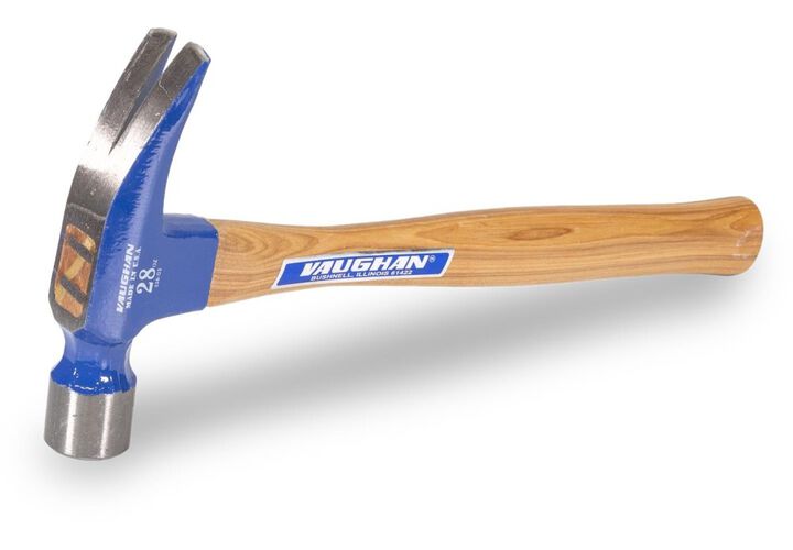 Vaughan 999 Series 28 Oz Smooth Face Hammer with Hickory Handle