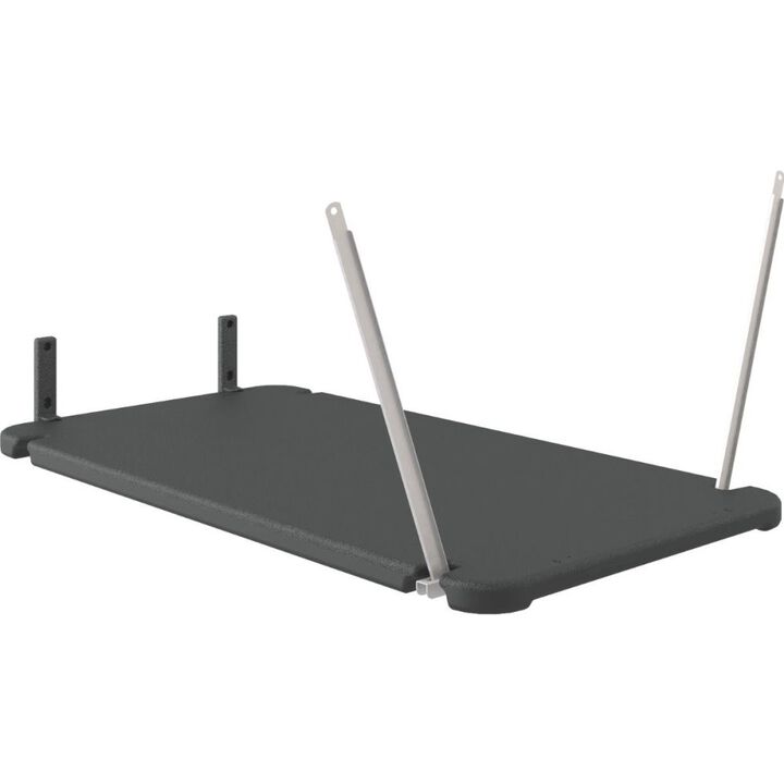 Suncast 45 Inch x 24 Inch x 1.5 Inch 40 Lbs Shed Loft Shelf, Black