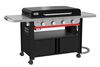 Weber Slate 36 Inch 4 Burner Natural Gas Griddle with Cabinet Black, small image number 1