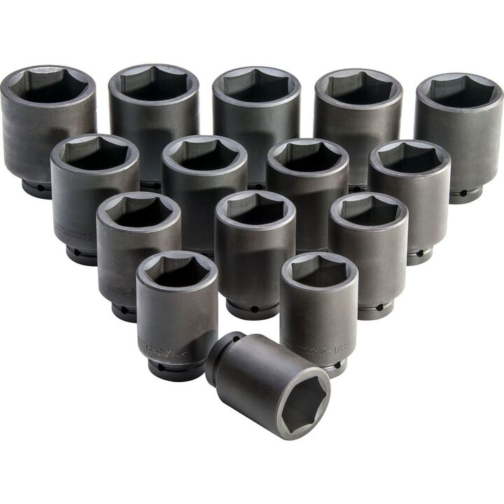 Proto 1 in Drive 6 Point Impact Socket Set 15pc