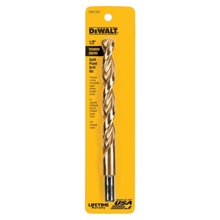 DEWALT 1/2-in Titanium Nitride Coating Speed Tip Bit