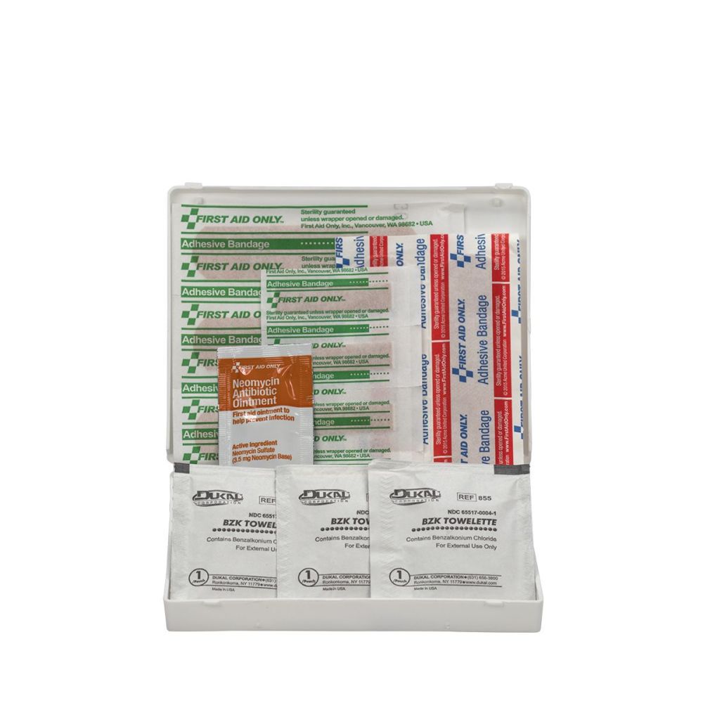 First Aid Only Plastic Case Travel First Aid Kit 16 Piece, large image number 3