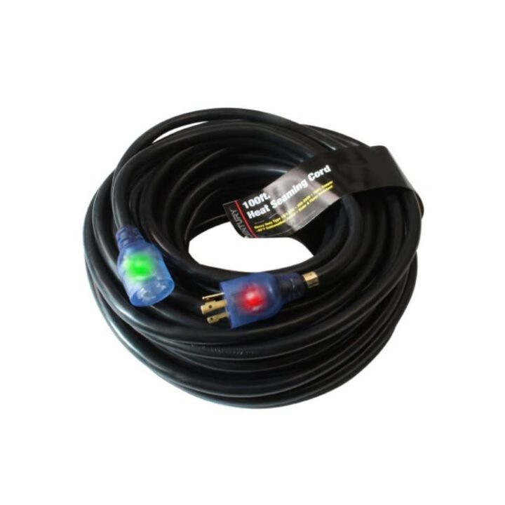 Century Wire 100 ft 10/3 SJTW Black Heat Seaming Extension Cord
