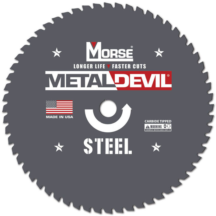 MK Morse 6 1/2in 40 Tooth Metal Devil Circular Saw Blade