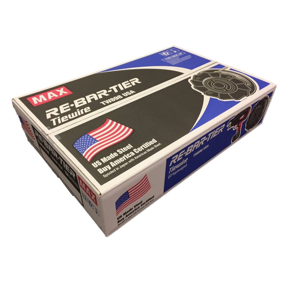MAX USA 21 Gauge Regular-Grade Steel Tie Wire Bundle, 10 Pieces, large image number 3