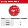 Milwaukee 4 1/2 Inch Turbo Rim Diamond Blade for Concrete and Masonry, small image number 5
