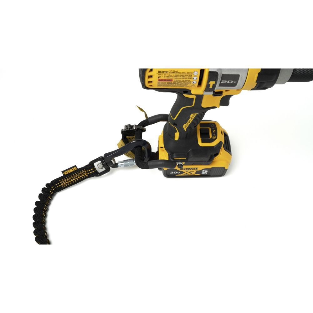 DEWALT 25 Lbs 38 in Power Tool Lanyard with Dual Carabiner, large image number 6