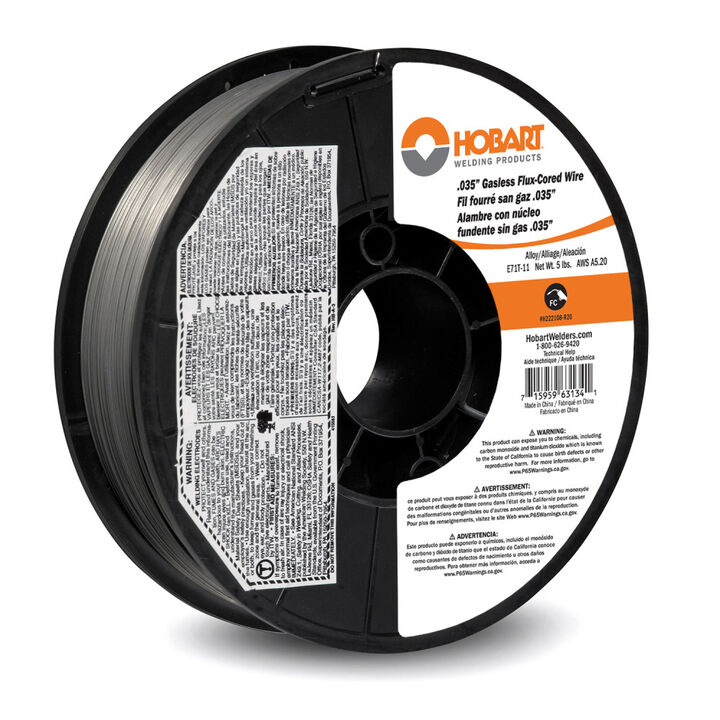 Hobart Flux-Cored Welding Wire E71T-11 .035in 5 lb. Spool