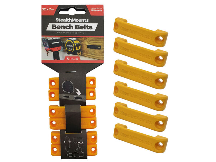 Stealthmounts Bench Belt 6pk Yellow