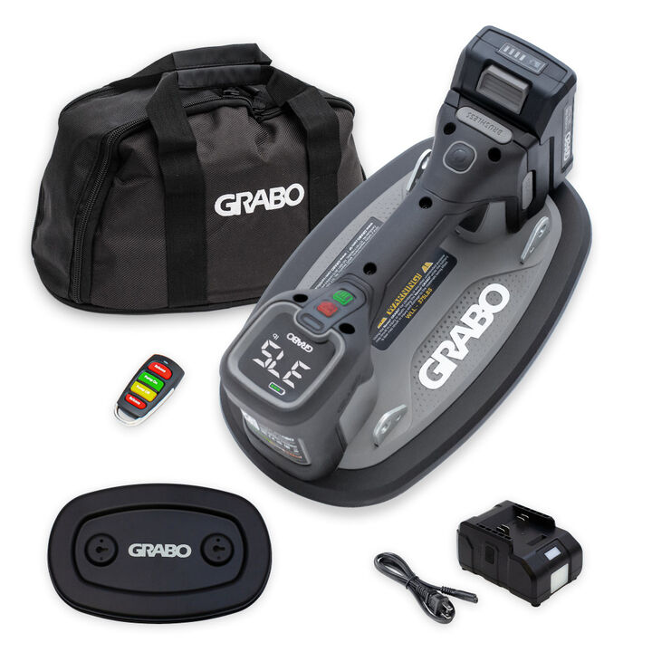 Grabo 20V Pro-Lifter Suction Cup Lifting Device 2.6Ah Battery Brushless Kit