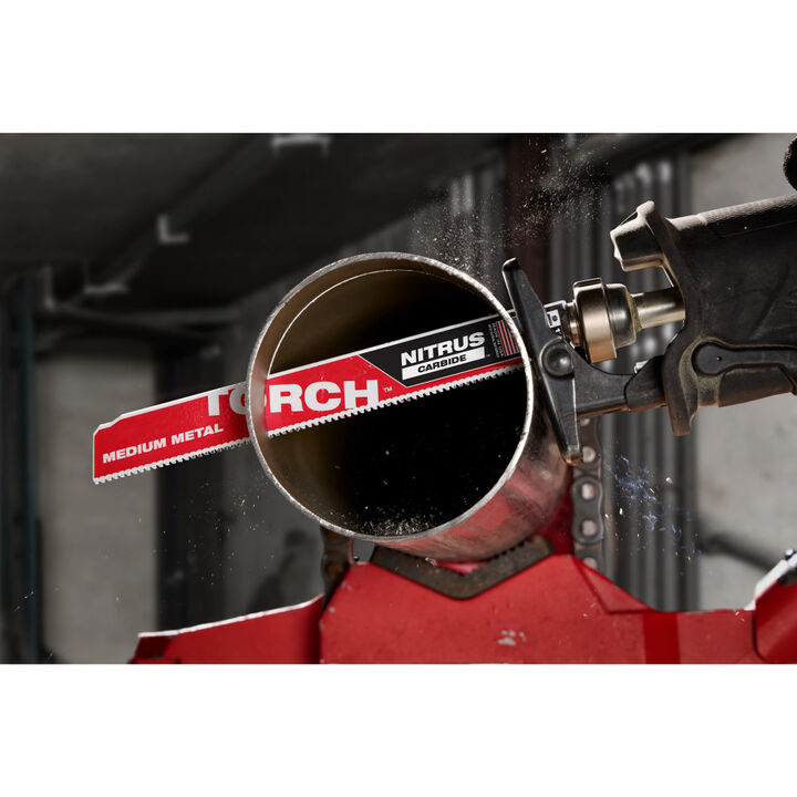 Milwaukee 6 Inch 10TPI TORCH Nitrus Carbide Reciprocating Saw Blade, large image number 13