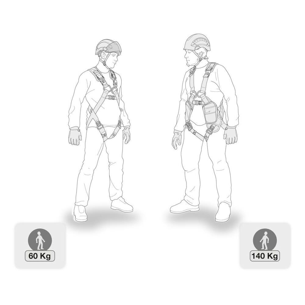 Petzl ABSORBICA-I VARIO 60-140Kg Capacity Adjustable Single Leg Lanyard, large image number 4