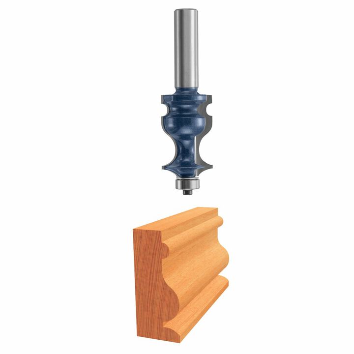 Bosch 1 1/16in x 1 3/4in Carbide Tipped Ogee and Bead Bit