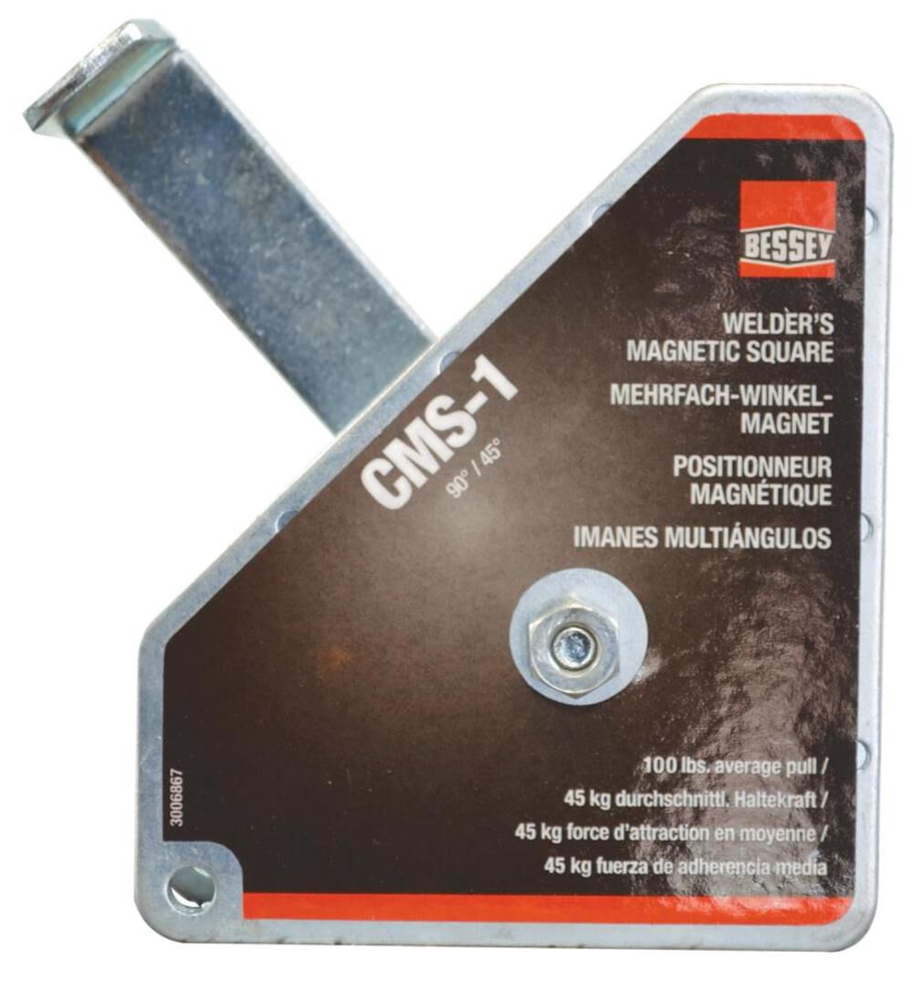 Bessey Chunky Welder's Magnetic Set-Up Square 90 and 45 Degree Angles, large image number 1
