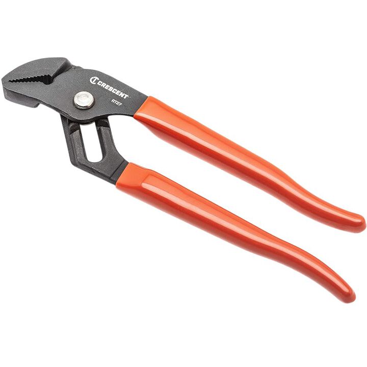 Crescent 7 in Straight Jaw Dipped Handle Tongue and Groove Pliers