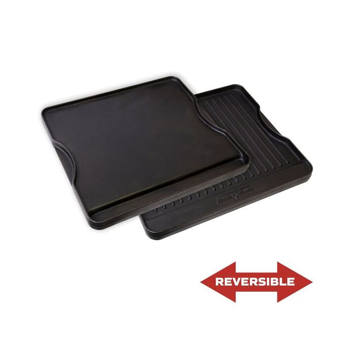 Camp Chef 14 in x 16 in Cast Iron Reversible Grill/Griddle