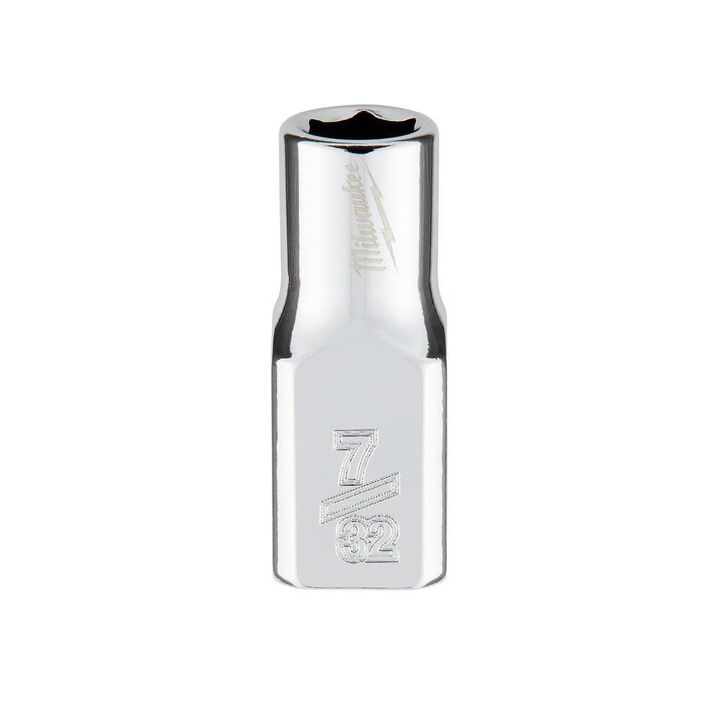 Milwaukee 1/4 in. Drive 7/32 in. SAE 6-Point Socket