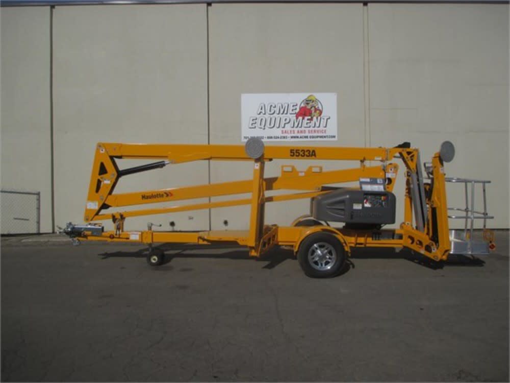 Haulotte 5533A Electric Articulating Towable Boom Lift 55', large image number 10