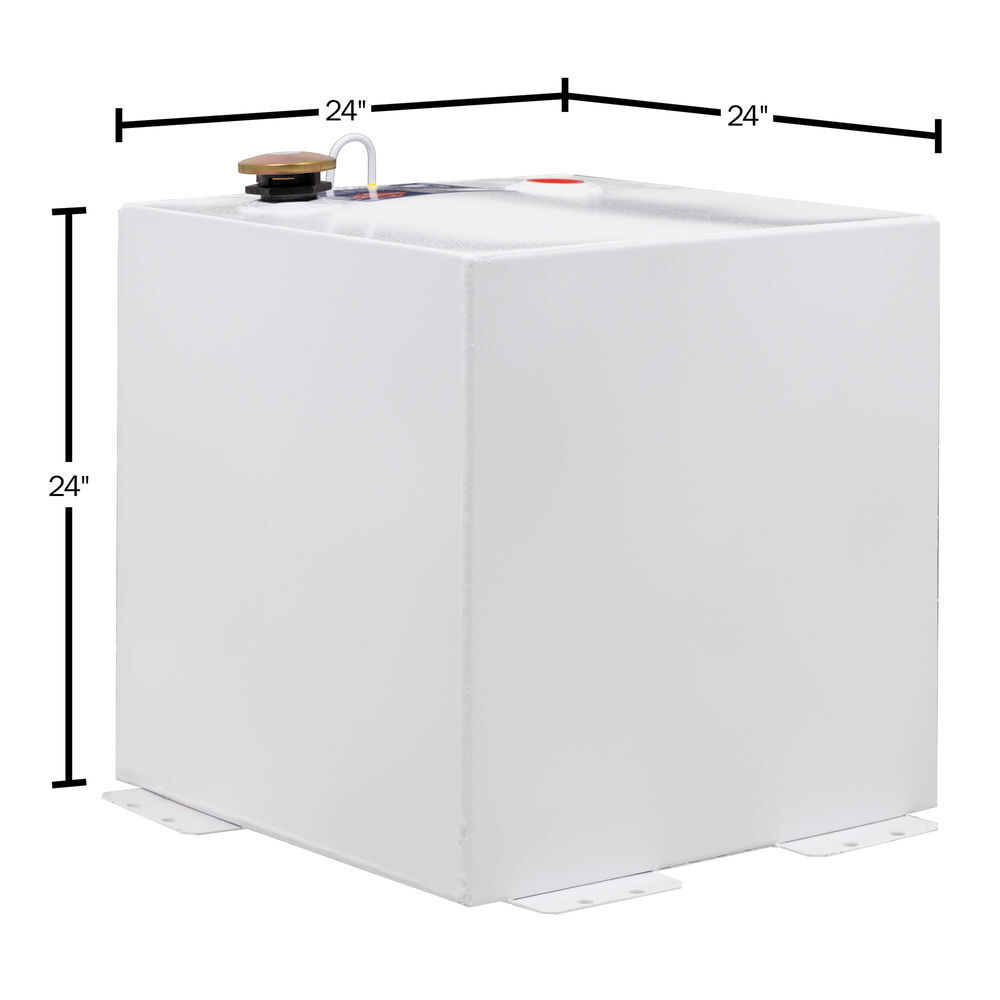 Better Built Batter Built Steel Transfer Tank 50 Gallon Square White, large image number 10