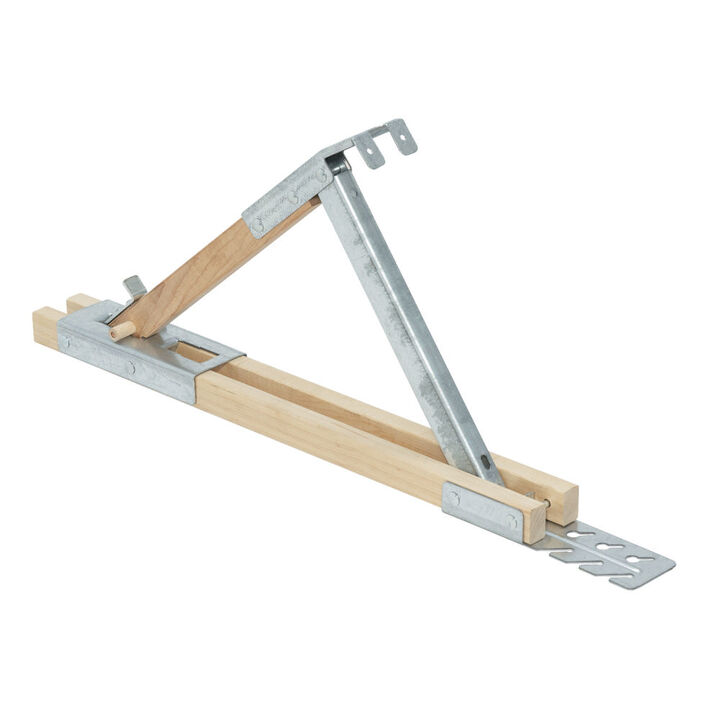 Qual Craft 12 In. Wood Steel Roof Bracket, large image number 0
