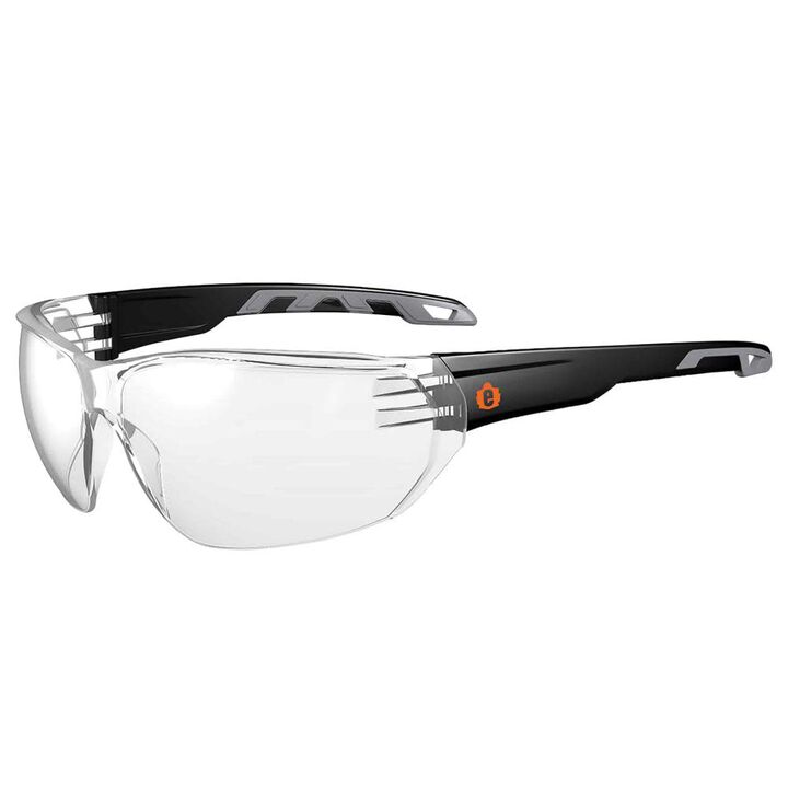 Ergodyne Safety Glasses Anti Fog Clear Lens Frameless