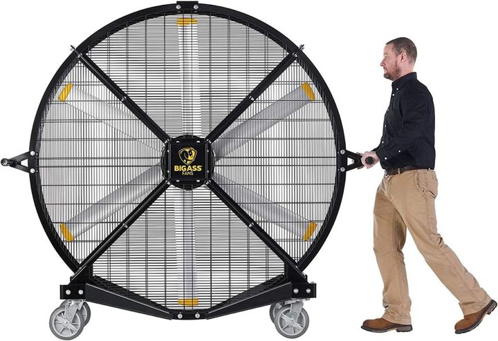 Big Ass Fans Black Jack Portable Floor Fan, large image number 3
